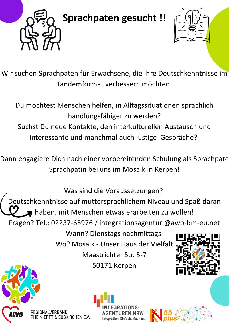 Interkulturelles Sprachwandern entlang der grünen Spange Kerpen